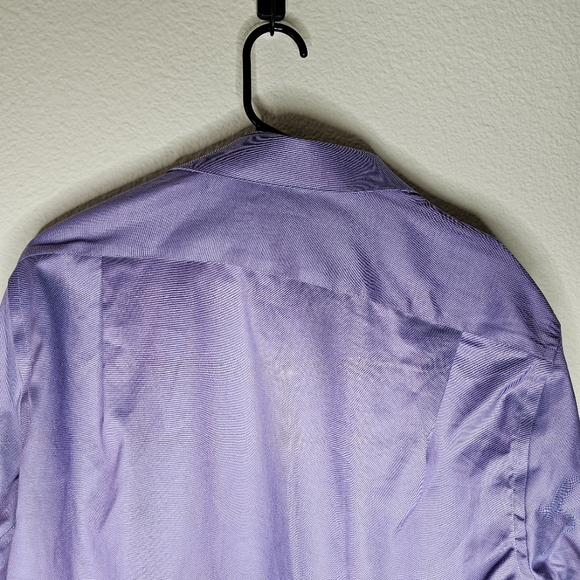 Kenneth Cole Purple Dress Shirt - Slim Fit - Men Shirt - Button Up - Picture 4 of 4